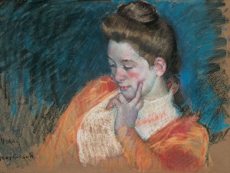 Mary Cassatt - 188, Ritratto di giovane donna, Columbus Museum of Art